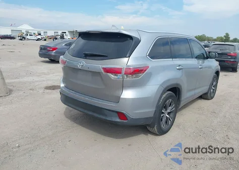 2016 Toyota Highlander Xle V6 z USA, uszkodzony, nr VIN 5TDKKRFH1GS505251